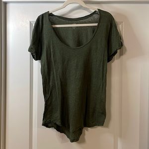JCrew Linen V-neck